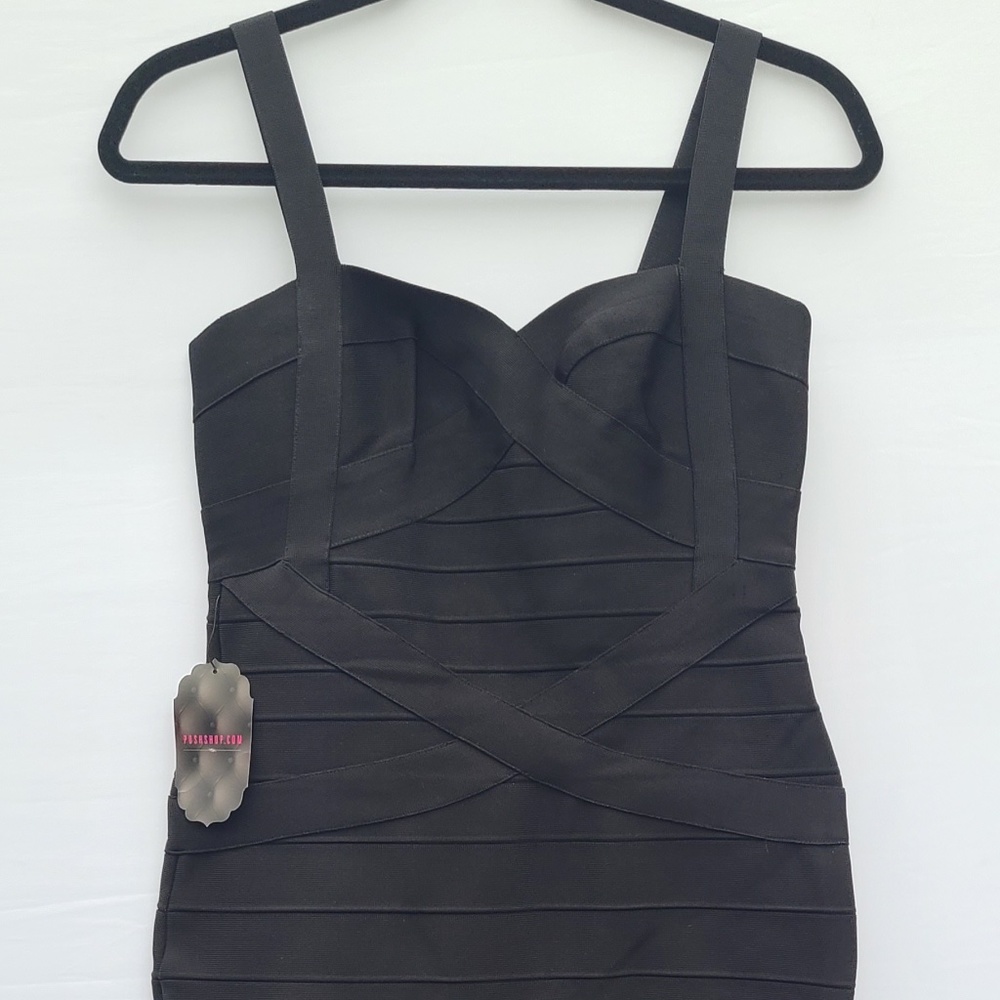 Posh Shop Bandage Bodycon Midi Dress